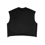 frenchterry,boxy,cropped,frayed,sleaveless,grey,black