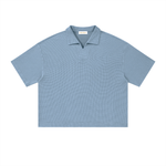waffle,polo,Basics,Casual,Sporty,Street,Vintage