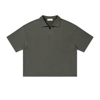 waffle,polo,Basics,Casual,Sporty,Street,Vintage