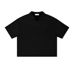 waffle,polo,Basics,Casual,Sporty,Street,Vintage