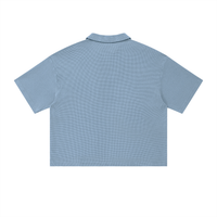 waffle,polo,Basics,Casual,Sporty,Street,Vintage