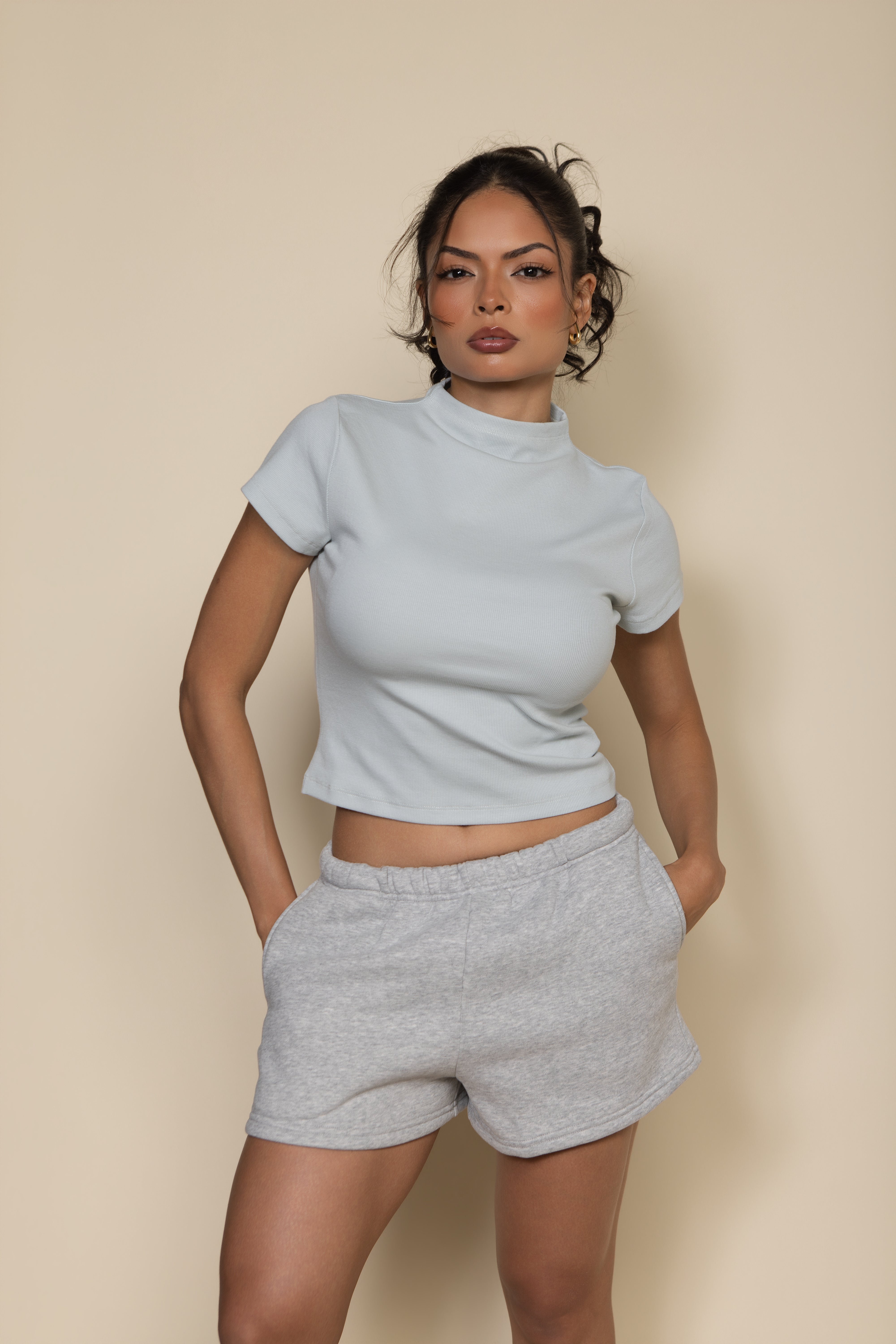 form,mockneck,slimfit,stretch,essential