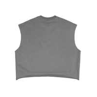 frenchterry,boxy,cropped,frayed,sleaveless,grey,black