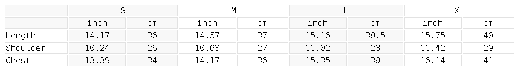 Size Guide